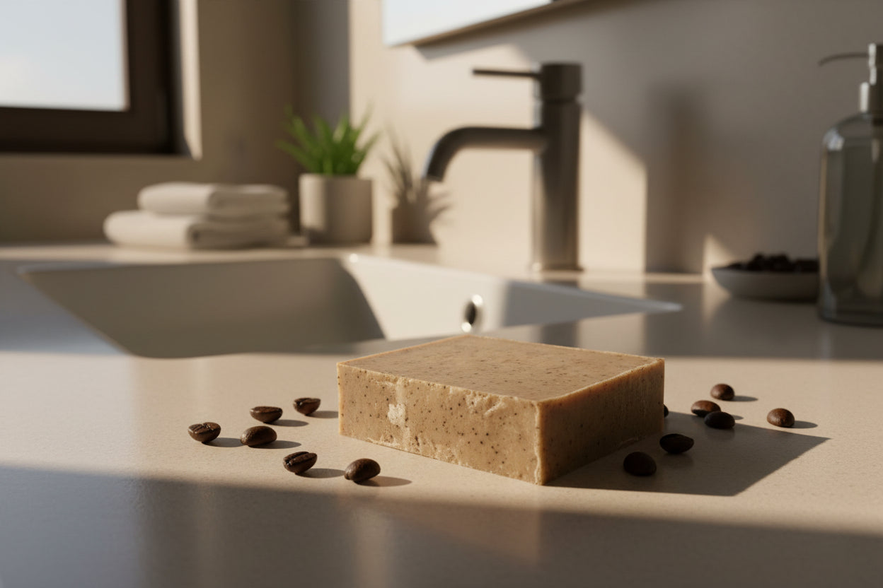 kavo, cinamono ir imbiero soap