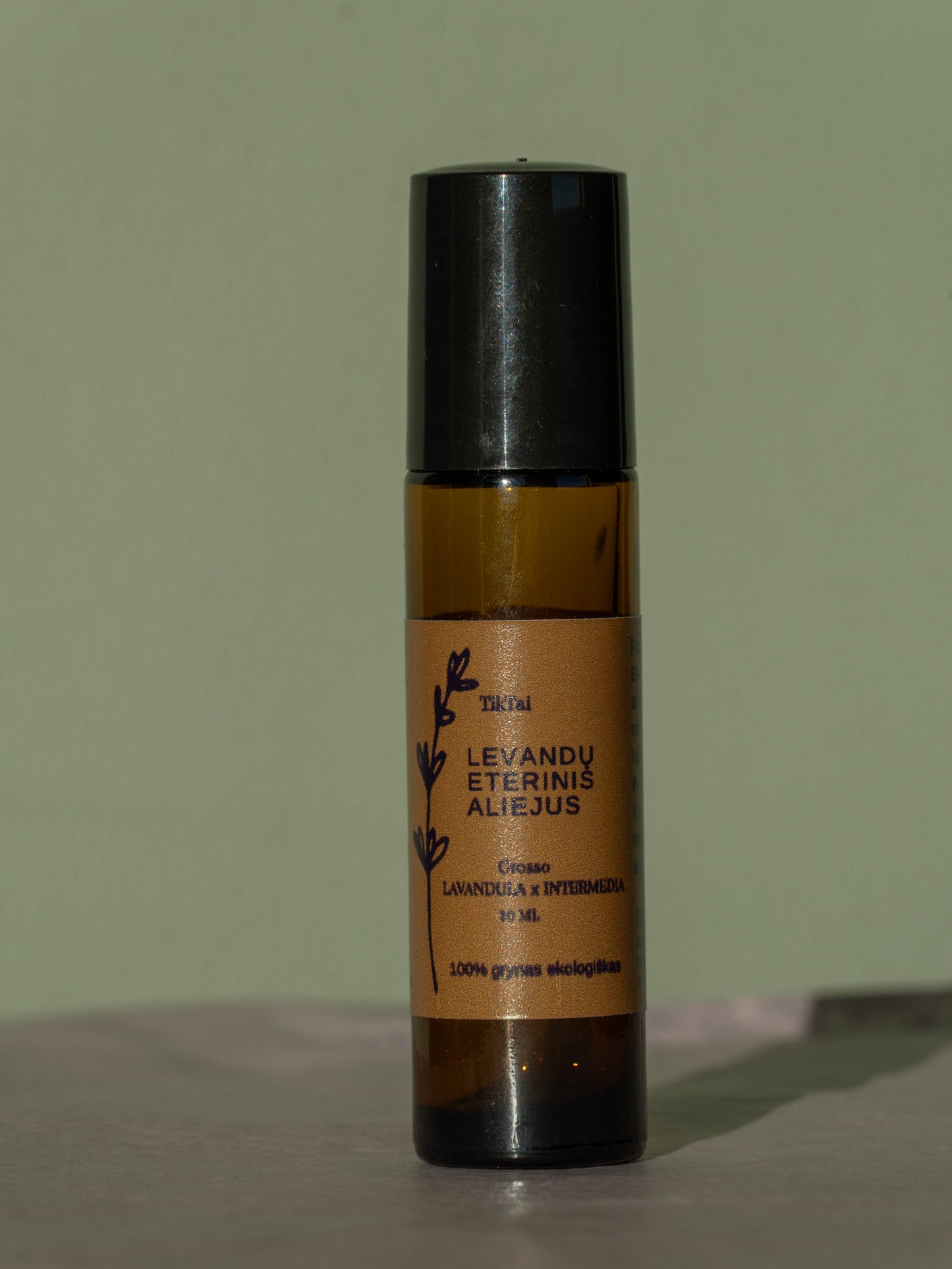 Natūralus levandų eterinis aliejus Lavandula x intermedia Grosso 