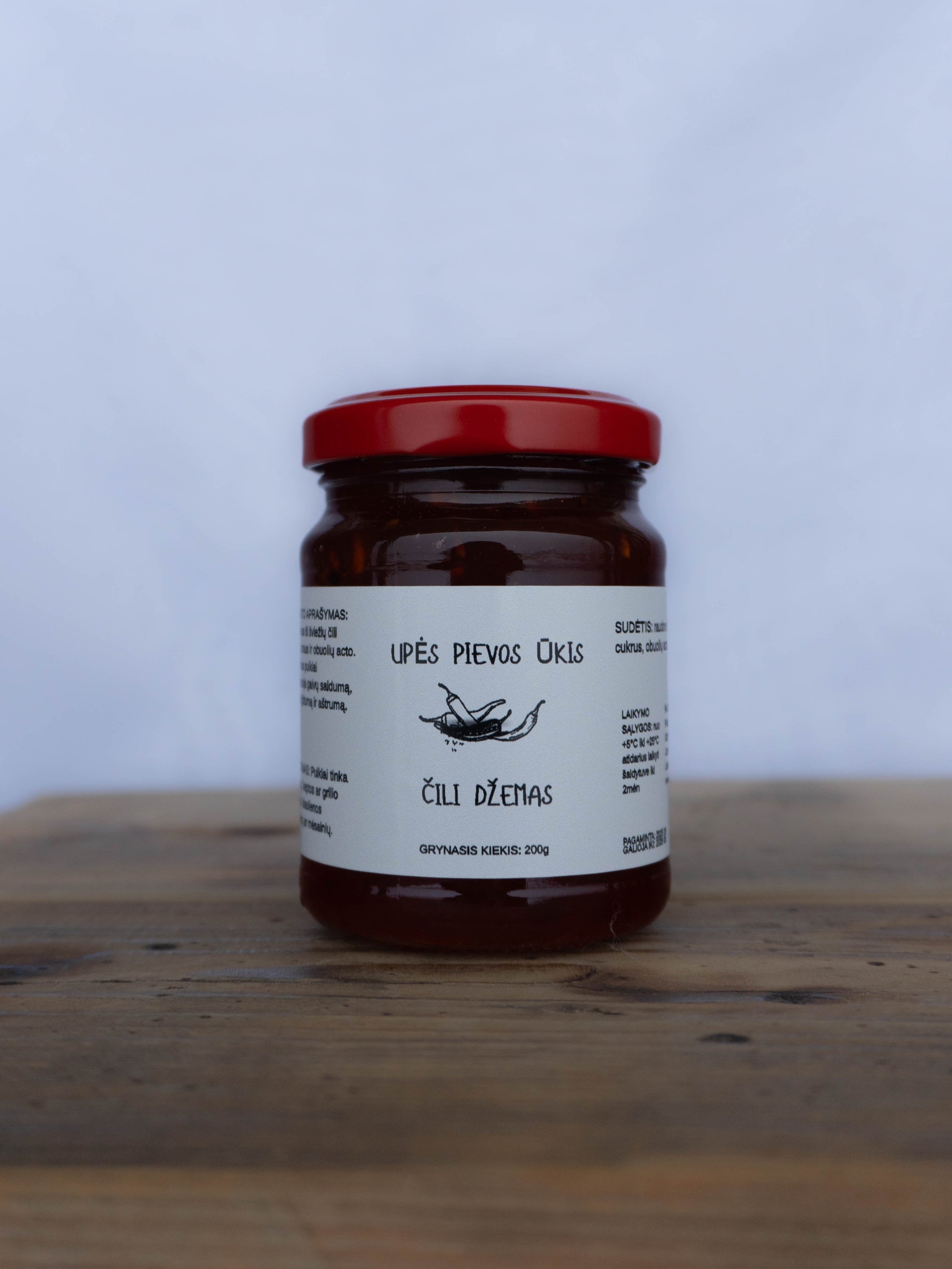 Pusiau saldus čili džemas